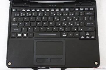 键盘有单区RGB背光。当背光激活时，所有的键和符号都被点亮