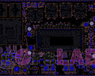 Intel Xe-HPG DG2单板布局。(图片来源:伊戈尔'sLAB)