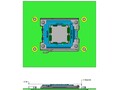 AMD ZEN 4 Raphael LGA1718插座AM5设计。（图片来源：Ttlexington在Twitter上）