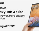 Galaxy Tab A7 Lite获得了新的列表。(来源:三星)