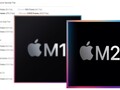 与M1相比，苹果M2 GPU提供了可观的性能提升。(图片来源:Apple/GFXBench -编辑)